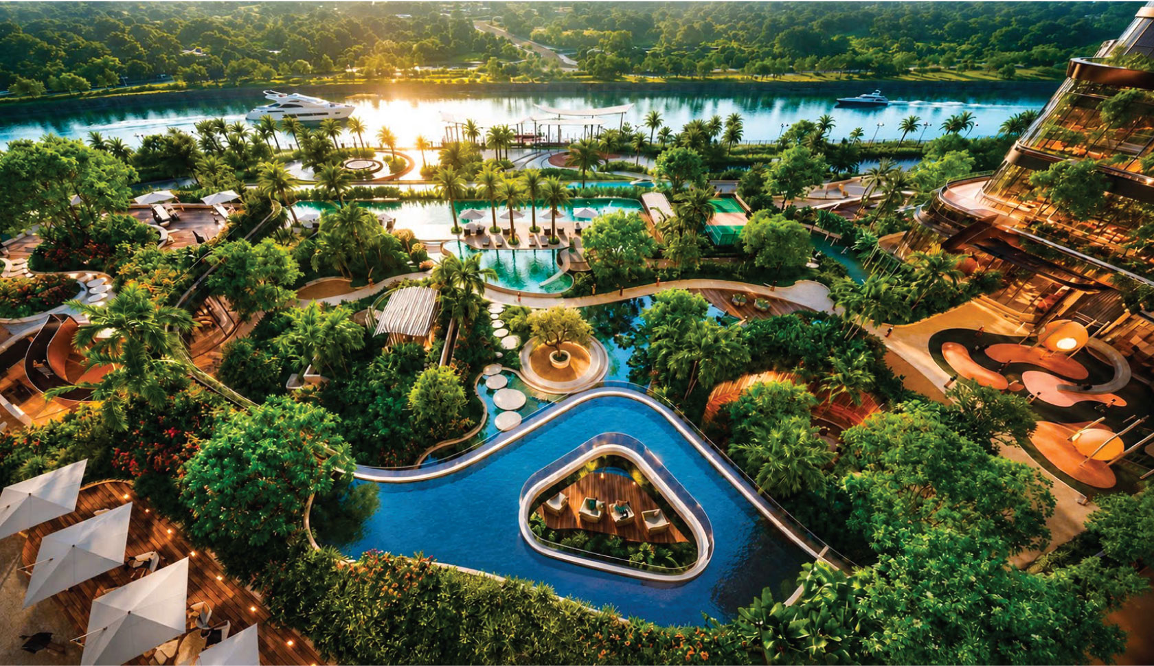 phối cảnh dự án palm city