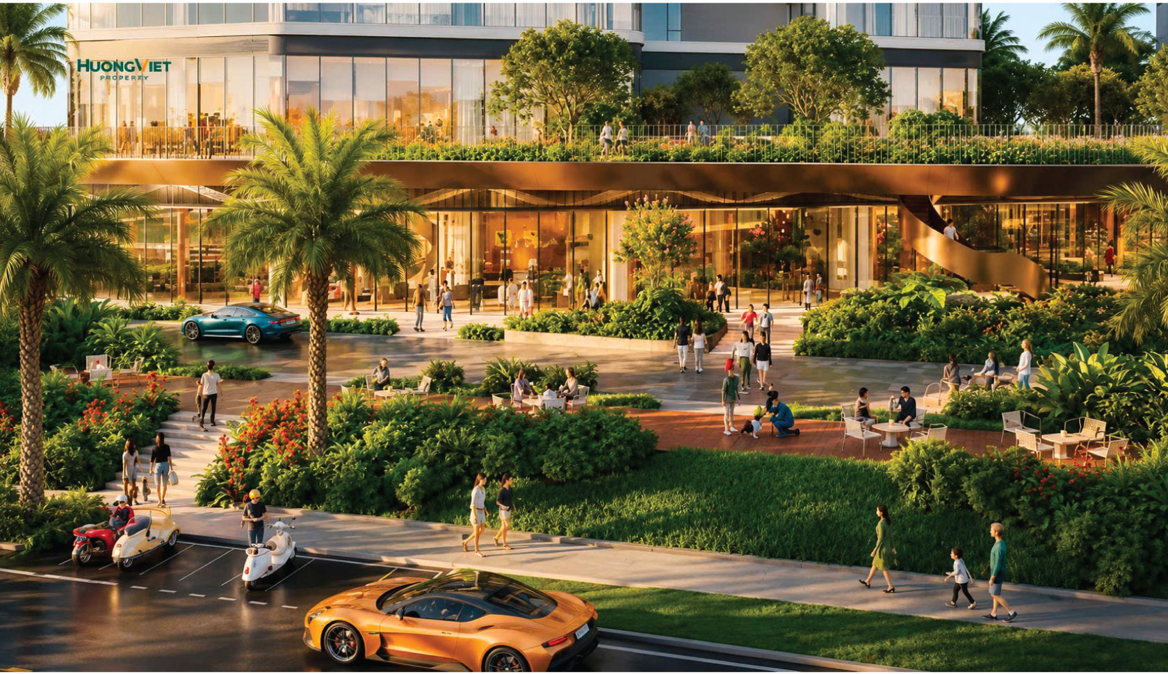 phối cảnh dự án palm city