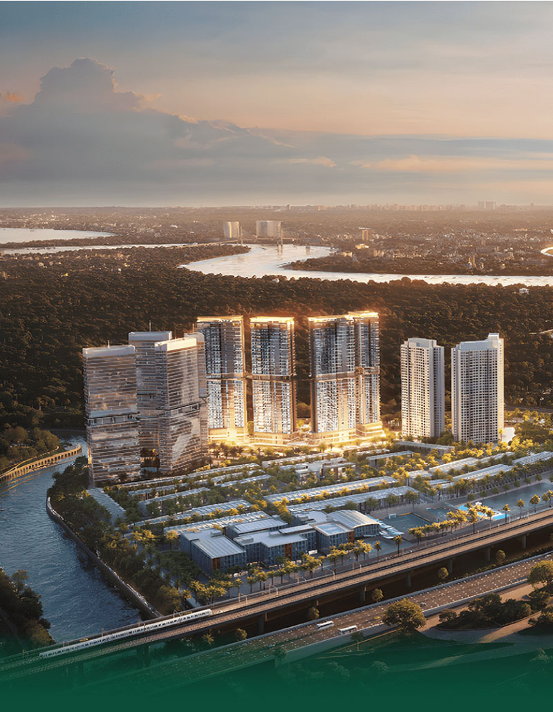 phối cảnh dự án palm city