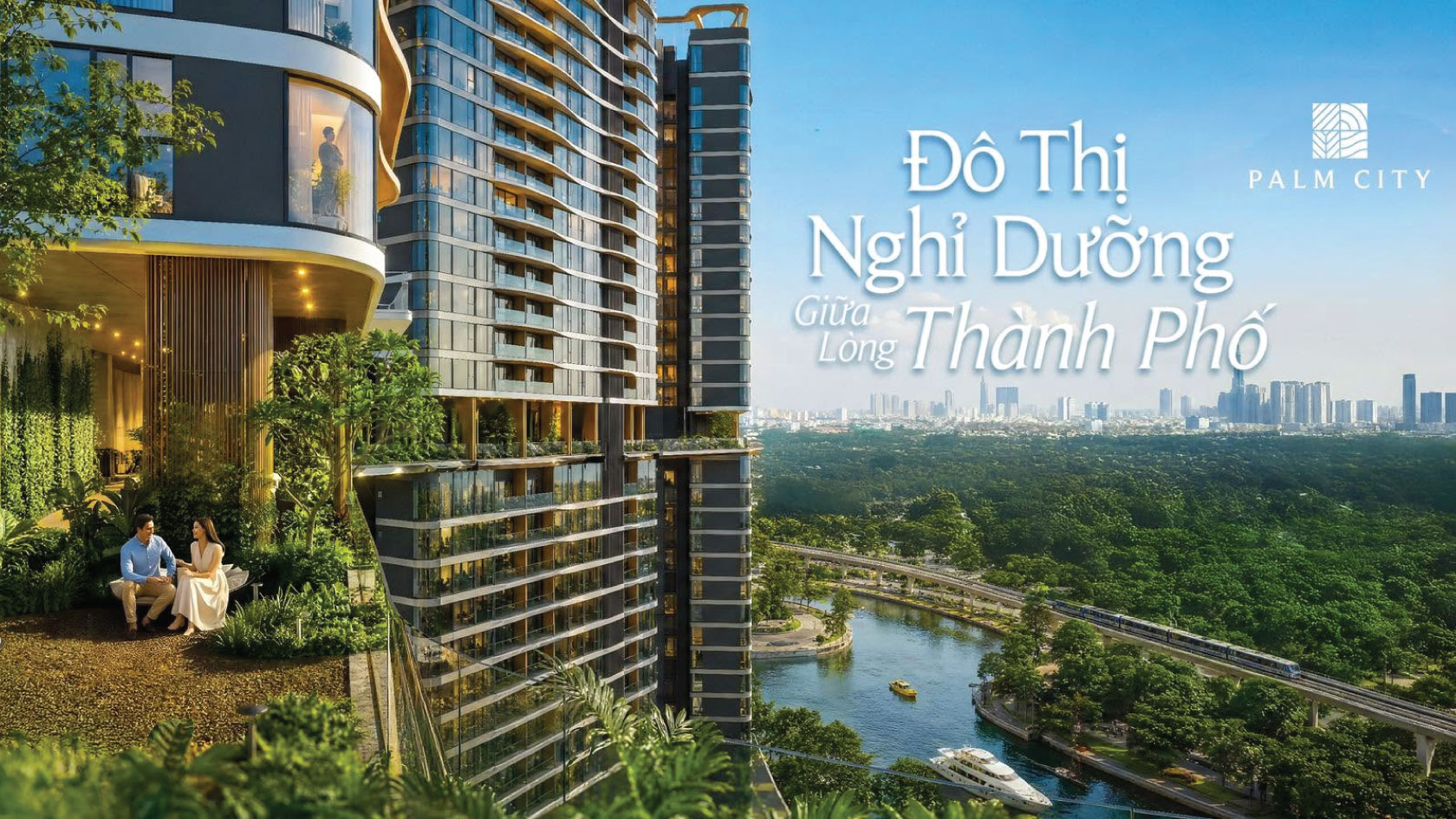 phối cảnh dự án palm city
