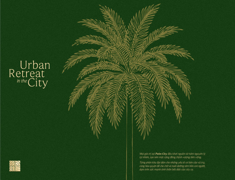 Triết lý Ngũ hành hòa quyện tại Palm City: Từng phân khu che chở tâm hồn con người